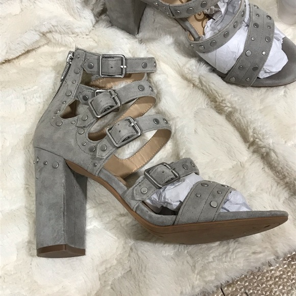 Sam Edelman York Studded Strappy Heels - Picture 4 of 8